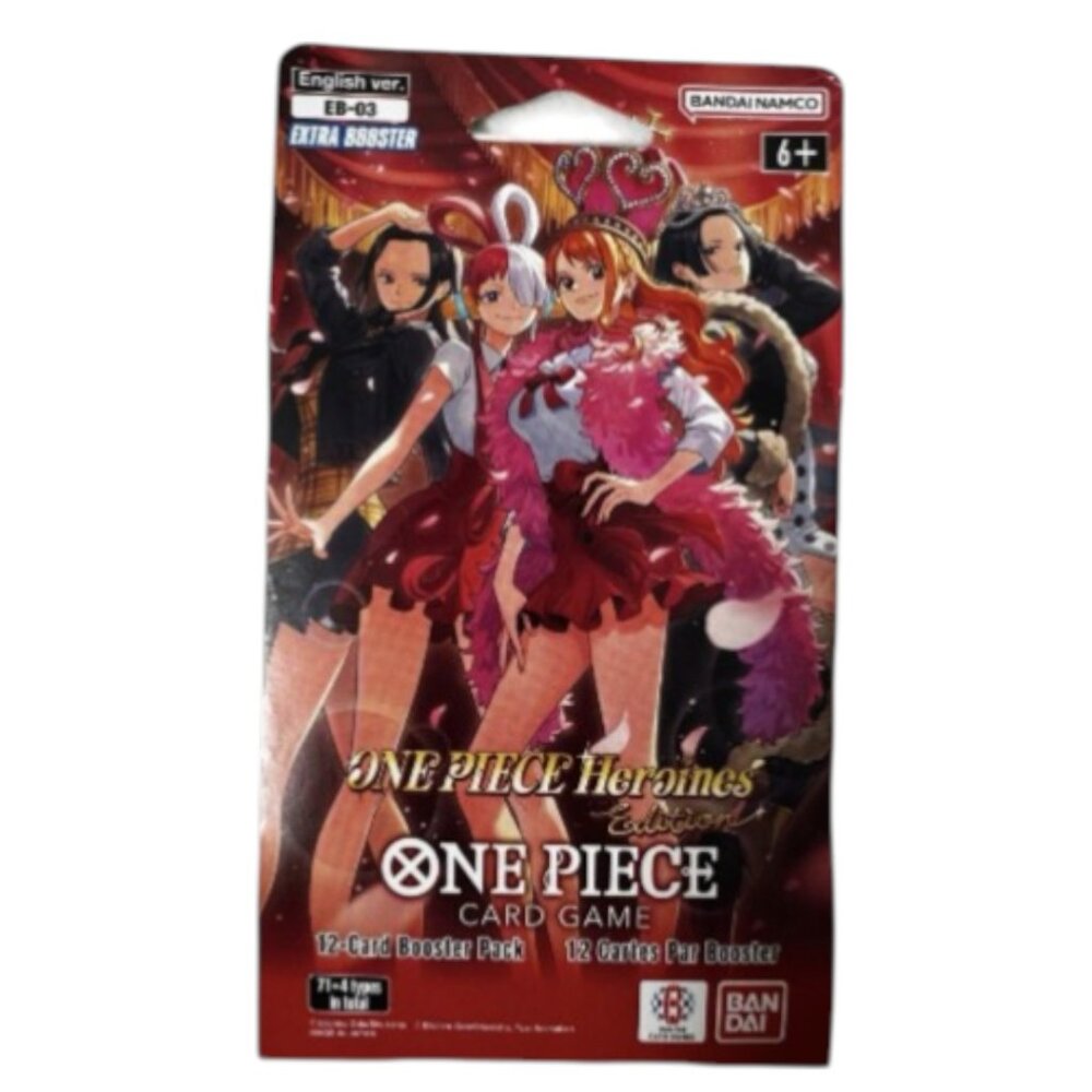 Bandai One Piece Card Game EB-03 Heroines Extra Booster English Booster Pack